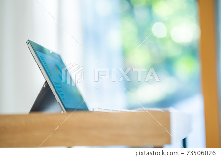 Telework PC desk low table working from home 73506026