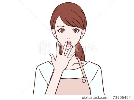 A woman in an amazing apron 73506494