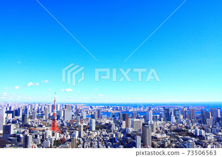 東京,東京城市景觀和東京鐵塔景觀 東京,東京城市景觀和東京鐵塔景觀 73506563