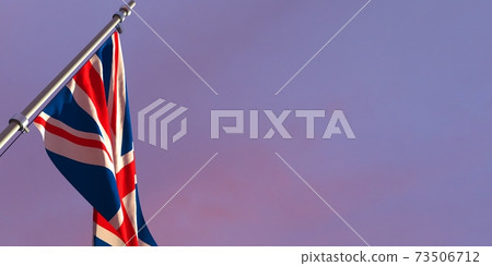3d rendering of the national flag of the British 3d rendering of the national flag of the British 73506712