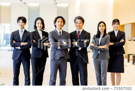 Business image Working people Shooting cooperation: LINK FOREST 73507202