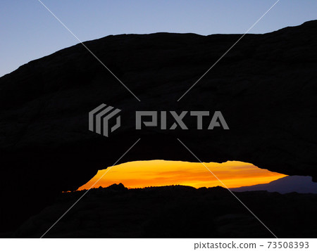 Sunrise at Mesa Arch, Canyonlands National Park, Utah, USA Sunrise at Mesa Arch, Canyonlands National Park, Utah, USA 73508393