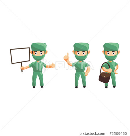Nurse Man hospital character clothes healthcare mascot Set Nurse Man hospital character clothes healthcare mascot Set 73509460