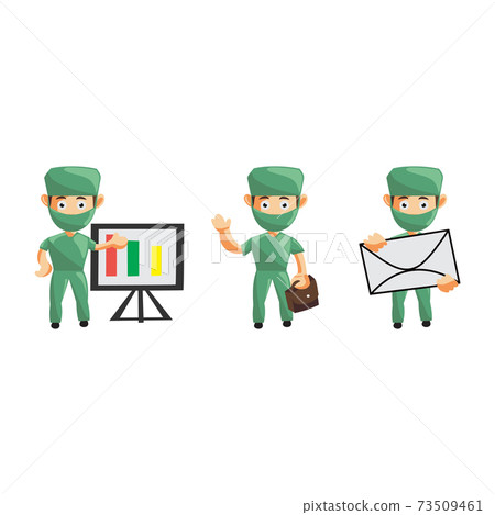 Nurse Man hospital character clothes healthcare mascot Set Nurse Man hospital character clothes healthcare mascot Set 73509461