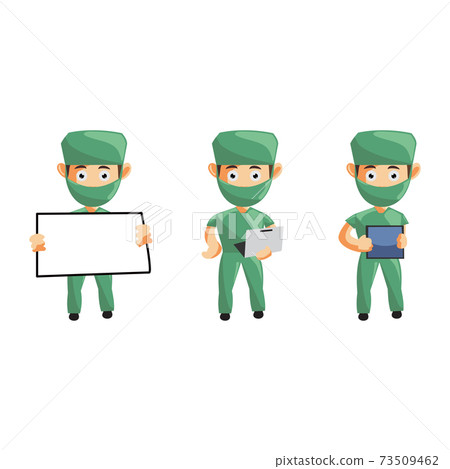 Nurse Man hospital character clothes healthcare mascot Set Nurse Man hospital character clothes healthcare mascot Set 73509462