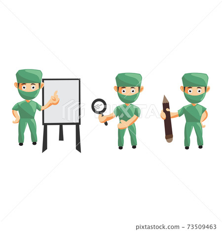 Nurse Man hospital character clothes healthcare mascot Set Nurse Man hospital character clothes healthcare mascot Set 73509463