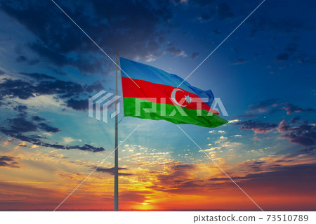 Flag of the Republic of Azerbaijan 73510789