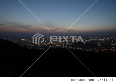 岡山縣水島綜合工廠的美麗工廠夜景 岡山縣水島綜合工廠的美麗工廠夜景 73511821