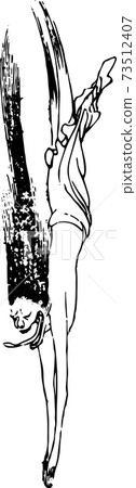 Reverse woman - Stock Illustration [73512407] - PIXTA