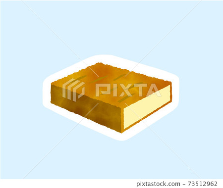 Ingredients that boost immunity / sugar restriction / watercolor / soybean products / fried tofu / white border 73512962