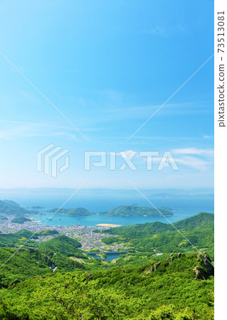Kagawa Prefecture Shodoshima blue sky Kankakei Observatory 73513081