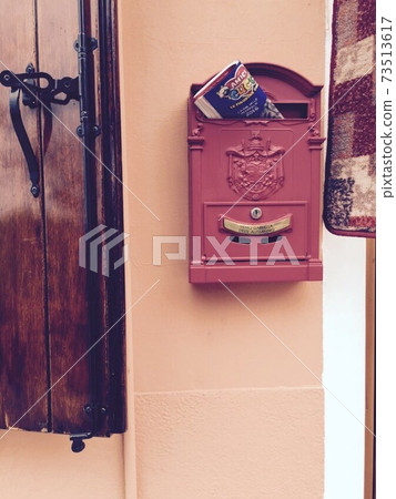 Red mailbox Red mailbox 73513617