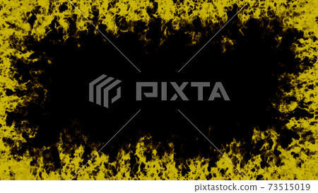 Flame frame background material top, bottom, left, right frame yellow yellow Flame frame background material top, bottom, left, right frame yellow yellow 73515019