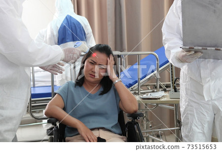 Covid-19 concept. People wearing mask for protect cough with Covid-19 virus outbreak,  new normal 73515653