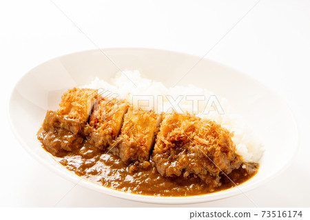 炸豬排咖哩(Hirekatsu咖哩)。 炸豬排咖哩(Hirekatsu咖哩)。 73516174