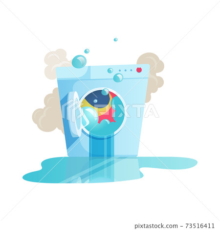 Damaged Washing Machine Icon 73516411