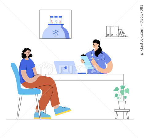 IVF freezing concept 73517093