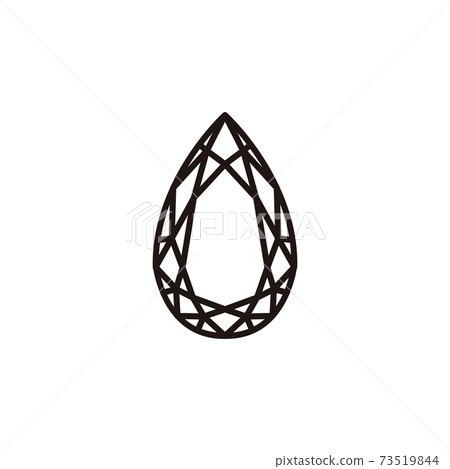 Diamond Flat Icon 73519844