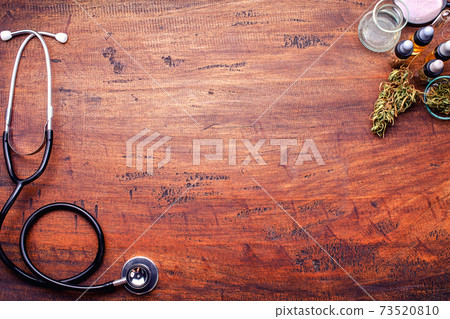 Medical Marijuana in Cannabis Flower Before The Harvest Concept Medical Marijuana in Cannabis Flower Before The Harvest Concept 73520810