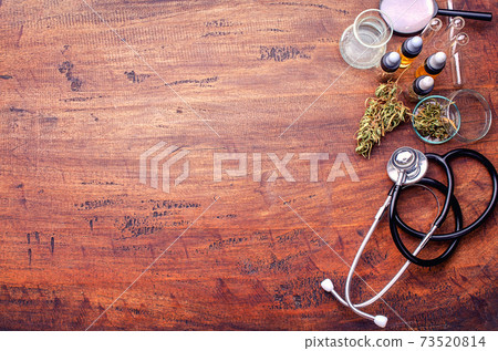 Medical Marijuana in Cannabis Flower Before The Harvest Concept Medical Marijuana in Cannabis Flower Before The Harvest Concept 73520814