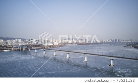 唐山鐵橋，西江大學橋，濱江北路，麻浦區，漢江，首爾 73521158
