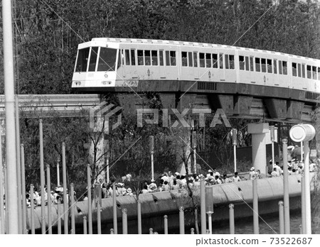 <Osaka> Monorail at the Osaka Expo 73522687