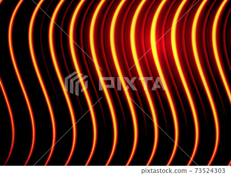 Abstract background with metal waves. Bright gold stripy metallic backdrop. Golden Texture and wavy, curves stripes. Luxury digital neon techno concept. Vector technological banner illustration Abstract background with metal waves. Bright gold stripy metallic backdrop. Golden Texture and wavy, curves stripes. Luxury digital neon techno concept. Vector technological banner illustration 73524303