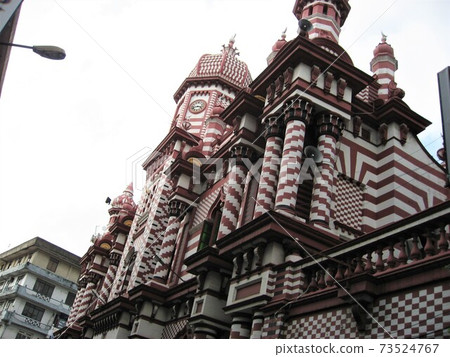 Jami Ul-Alfar Mosque in Colombo, Sri Lanka 73524767