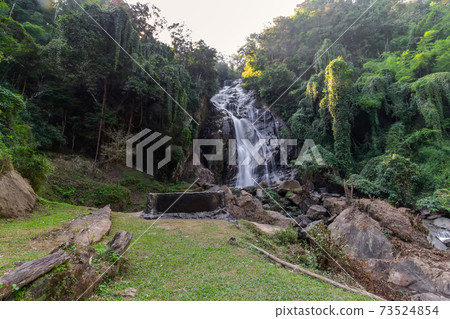 Mae Tia Waterfall is the most beautiful waterfall in Ob Luang National Park,Doi Kaeo, Chom Thong,Chiang Mai ,Thailand Mae Tia Waterfall is the most beautiful waterfall in Ob Luang National Park,Doi Kaeo, Chom Thong,Chiang Mai ,Thailand 73524854