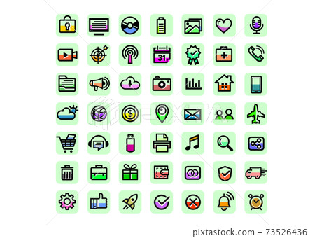 modern web icons set flat design vector, Set of high quality vector flat icons modern web icons set flat design vector, Set of high quality vector flat icons 73526436