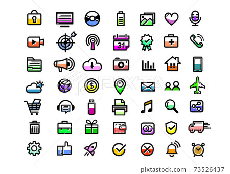 modern web icons set flat design vector, Set of high quality vector flat icons modern web icons set flat design vector, Set of high quality vector flat icons 73526437