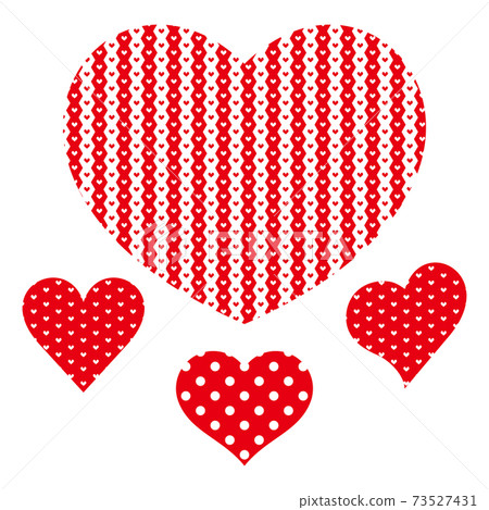 與可愛的圖案情人節心圖 與可愛的圖案情人節心圖 73527431