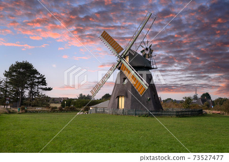 Windmill, Nebel, Amrum, Germany Windmill, Nebel, Amrum, Germany 73527477