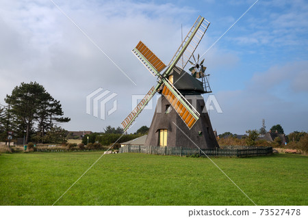 Windmill, Nebel, Amrum, Germany 73527478
