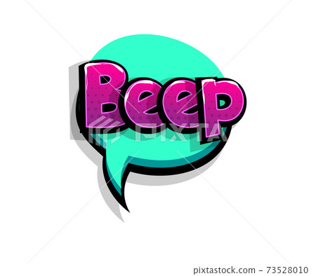 Comic text bleep beep logo sound effects Comic text bleep beep logo sound effects 73528010