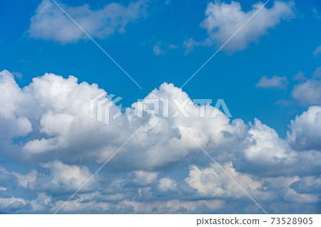 Summer blue sky and white cloud for backgrounds concept Summer blue sky and white cloud for backgrounds concept 73528905