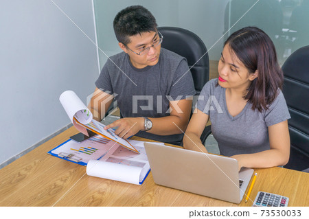 Office people working in the office Office people working in the office 73530033