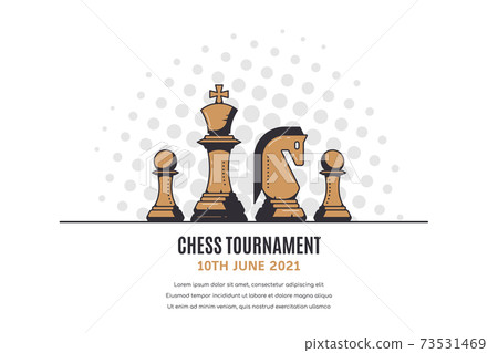 Chess game open tournament, vector 16162568 Vector Art at Vecteezy