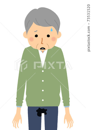 Incontinence elderly man Incontinence elderly man 73531520