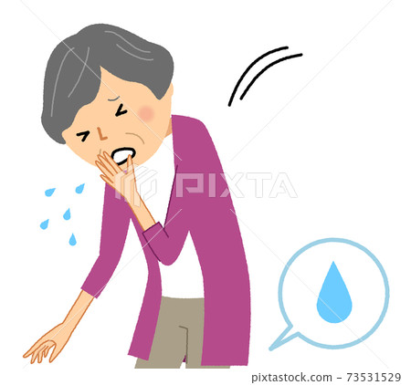 Incontinence elderly woman Incontinence elderly woman 73531529