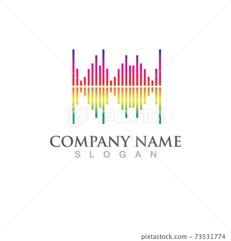Sound waves vector illustration Sound waves vector illustration 73531774