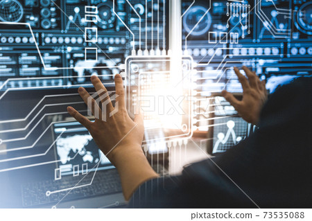 Cyber desk Cyber desk 73535088