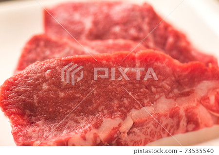 Japanese black beef peach thick slice for steak 73535540
