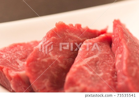 Japanese black beef peach thick slice for steak 73535541