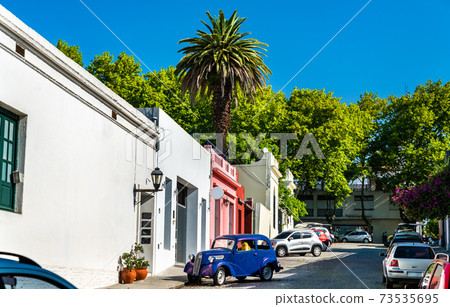 Traditional houses in Colonia del Sacramento in Uruguay 73535695