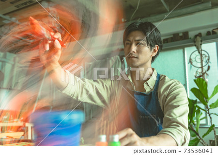 男性畫家工作室 男性畫家工作室 73536041