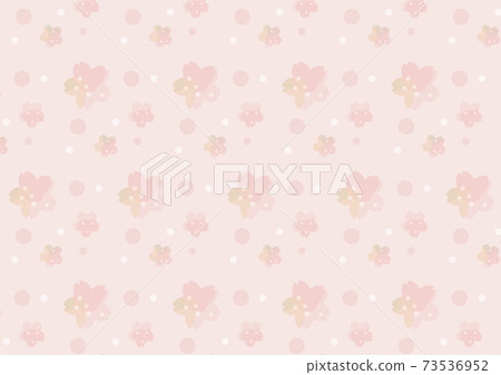Transparent cherry blossom pattern 73536952