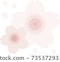 Simple cherry blossom illustration 73537293
