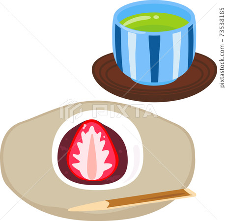 草莓大福和綠茶 草莓大福和綠茶 73538185