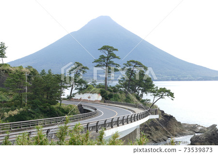 Kaimondake seen from Sebira Nature Park, Kagoshima Prefecture 73539873